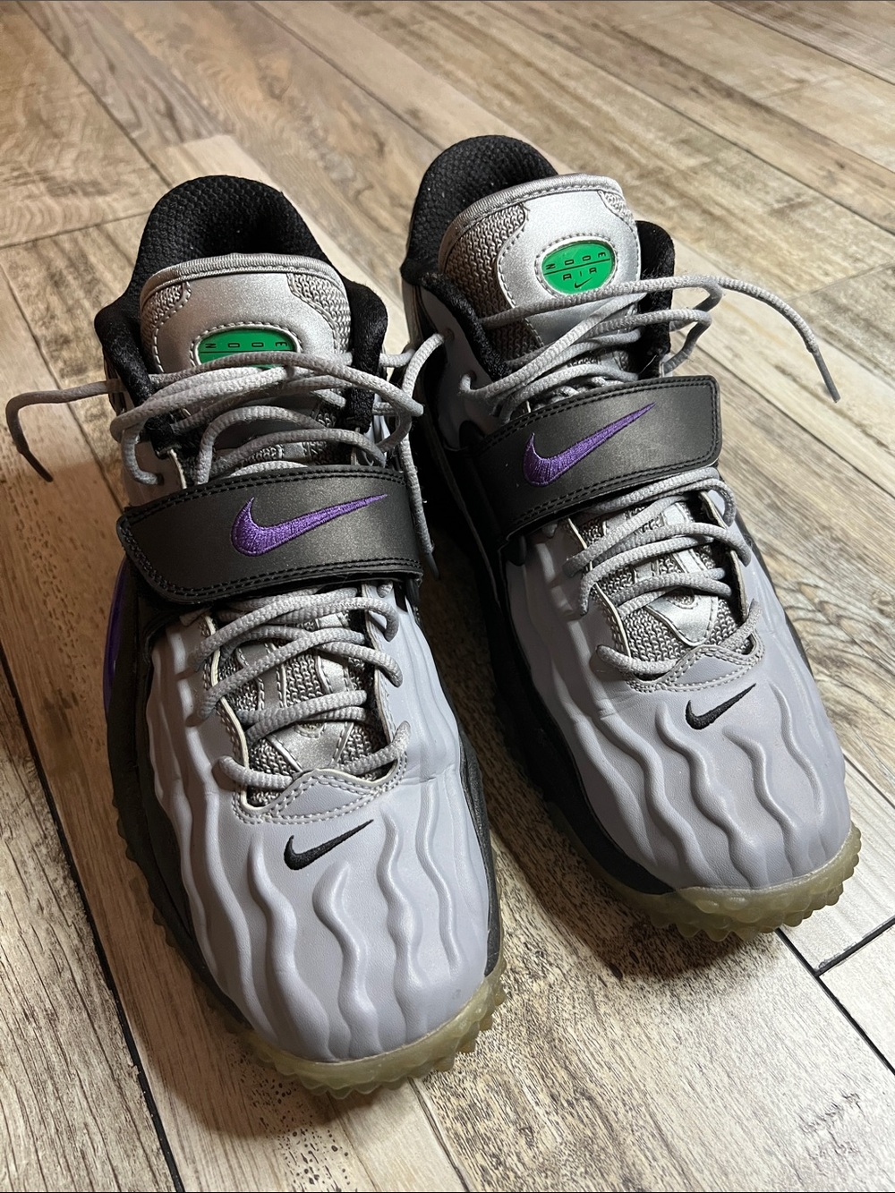 Nike Men’s Nike Air Zoom Turf Jet '97 Baltimore Ravens Gray